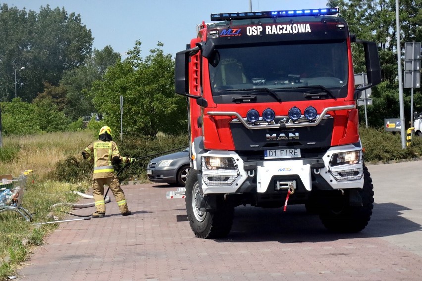 Ogromny pożar w okolicach ulicy Fiołkowej w Legnicy, zobaczcie zdjęcia