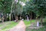 W Wiągu w miejscu cmentarza ewangelickiego utworzono lapidarium. Zobacz zdjęcia
