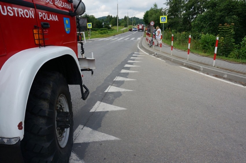 Wypadek w Ustroniu na DW 941: zginęli rowerzysta i motocyklista
