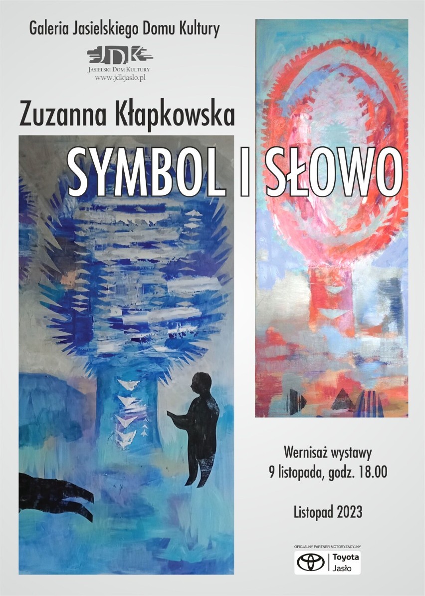Wernisaż w Galerii JDK. Symbol i słowo w malarstwie Zuzanny Kłapkowskiej