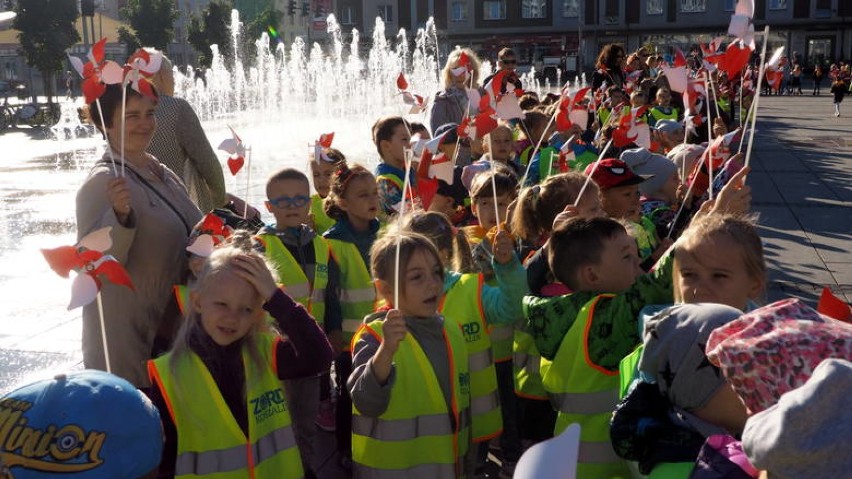 Marsz przedszkolaków z Koszalina z okazji 100 lat Niepodległości [ZDJĘCIA, WIDEO]