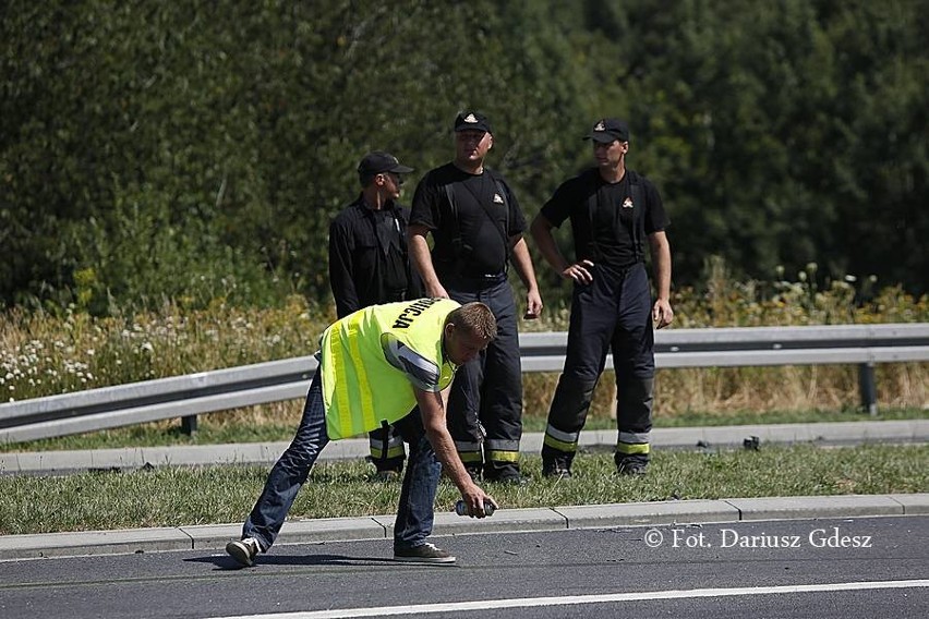 Wypadek przy ul. Uczniowskiej w Wałbrzychu