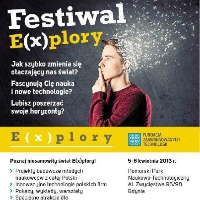 Finał Festiwalu E(x)plory 4-6 kwietnia 2013 w Gdyni!