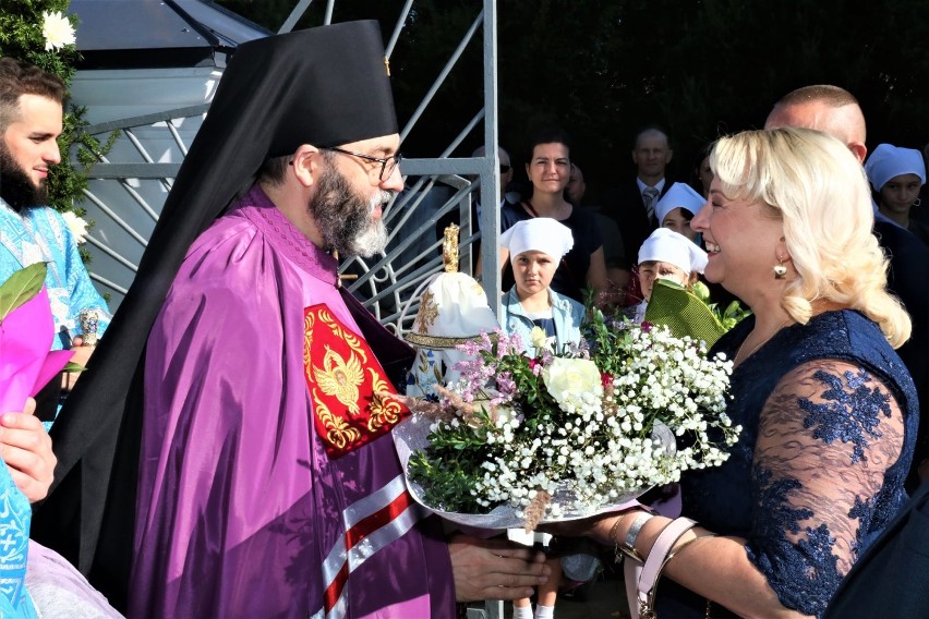 Wielkie święto Narodzenia Przenajświętszej Bogurodzicy w Krynkach. Zobacz, kto wziął udział w Boskiej Liturgii w cerkwi 