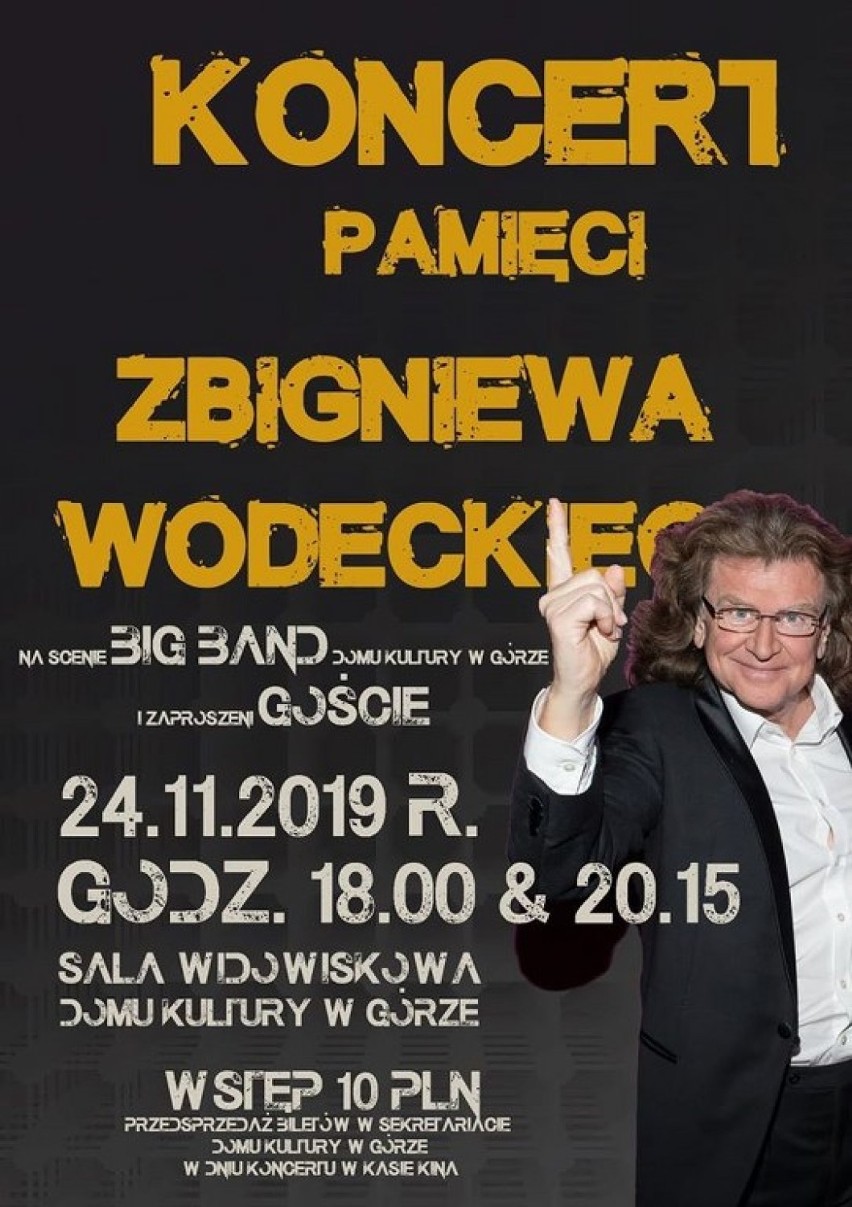 Góra. Koncert pamięci Zbigniewa Wodeckiego. Na scenie wystąpi Big Band Domu Kultury w Górze i jego goście [ZDJĘCIA]