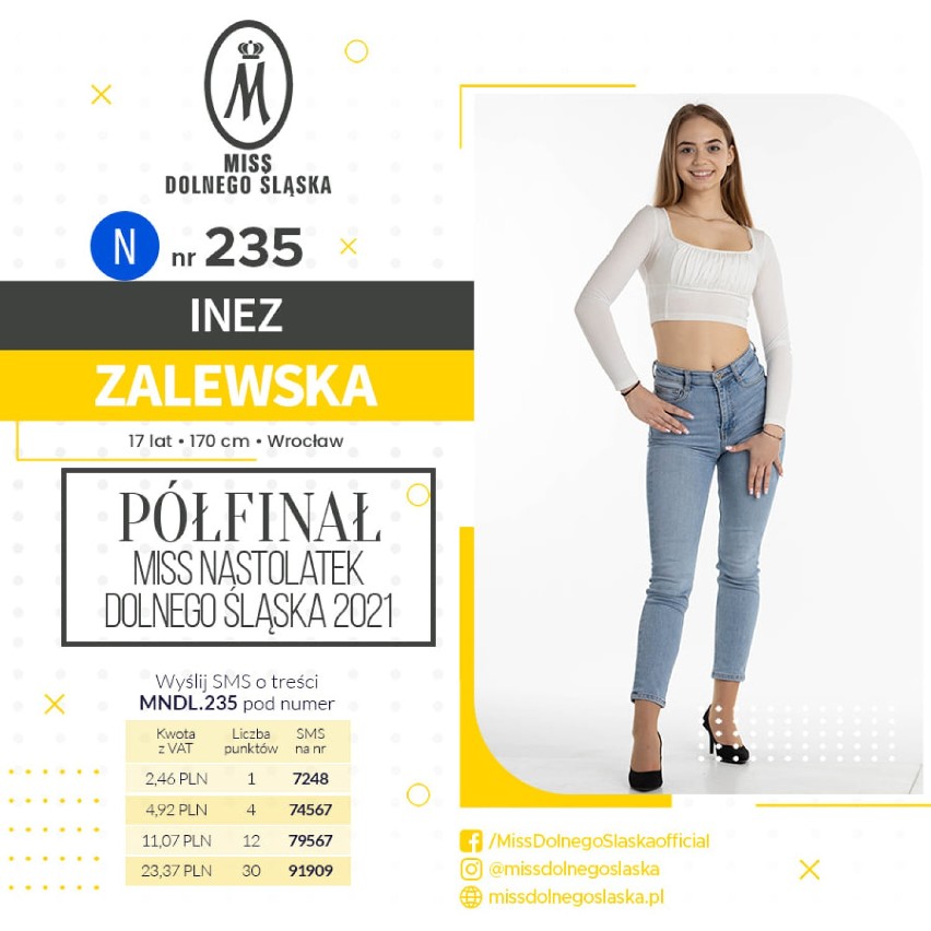 Miss Nastolatek Dolnego Śląska 2021