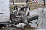 Śmiertelny wypadek na drodze relacji Siemiatycze - Ciechanowiec [zdjęcia]