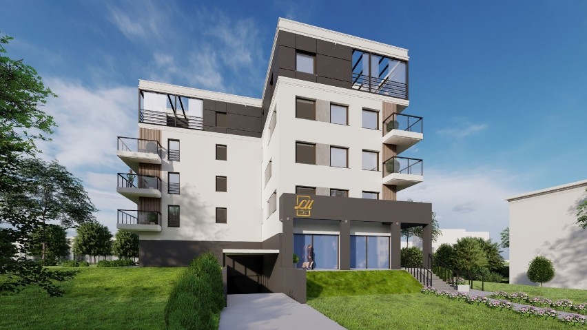 Projekt zakłada powstanie apartamentowca, który od ulicy...