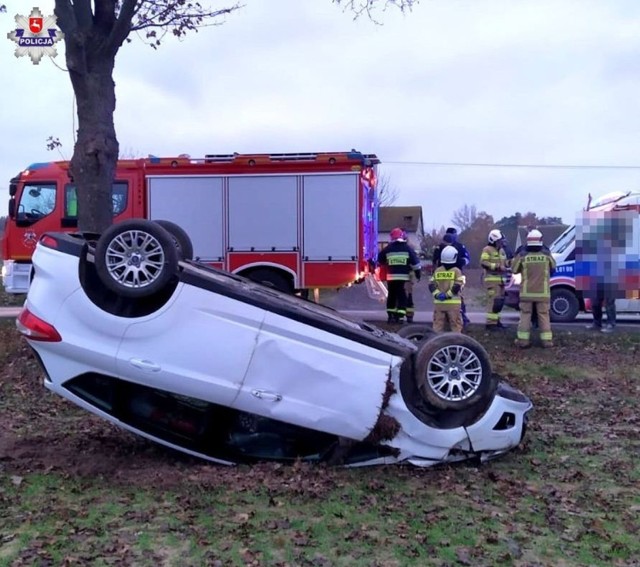 Trzy wypadki na kraśnickich drogach. Dwie osoby ranne, a jedna nie żyje