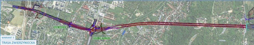 Kraków. Trasa Łagiewnicka gotowa. Czas pogadać o Pychowickiej i Zwierzynieckiej. Oto warianty i mapy