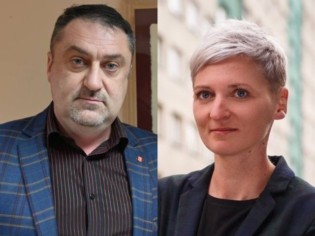 Piotr Łojek i Agata Wojda