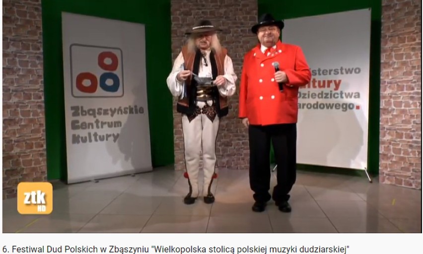 Zbąszyń: VI Festiwal Dud Polskich. "Wielkopolska stolicą polskiej muzyki dudziarskiej" 5 grudnia 2020