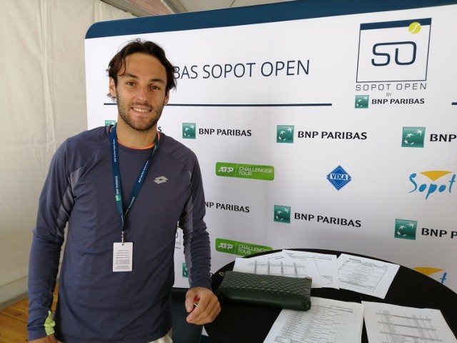 Stefano Travaglia to "jedynka" w turnieju BNP Paribas Sopot Open