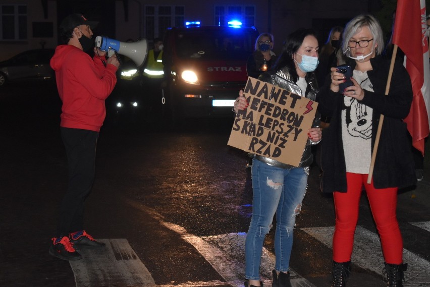 Protest kobiet w Dobrzycy
