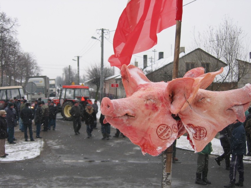 Rolnicze protesty - luty 2003