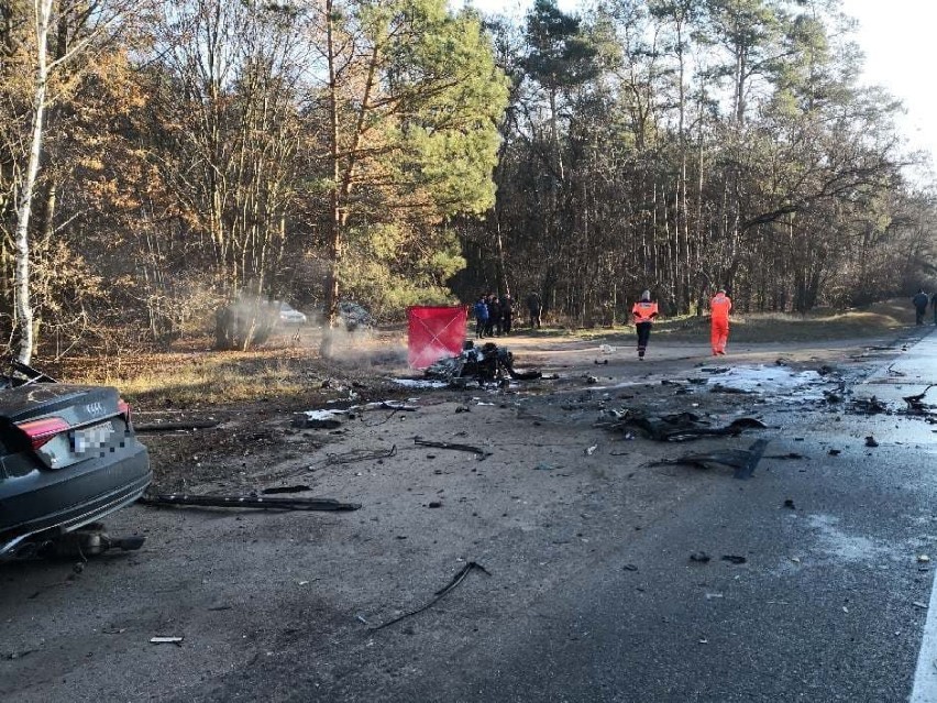 Tragiczny wypadek na DK 91 na trasie Włocławek - Kowal [zdjęcia]