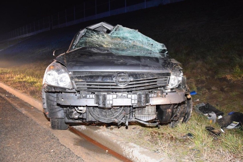 Autostrada A4. Kierowca nie chciał stać w korku, więc pojechał pod prąd