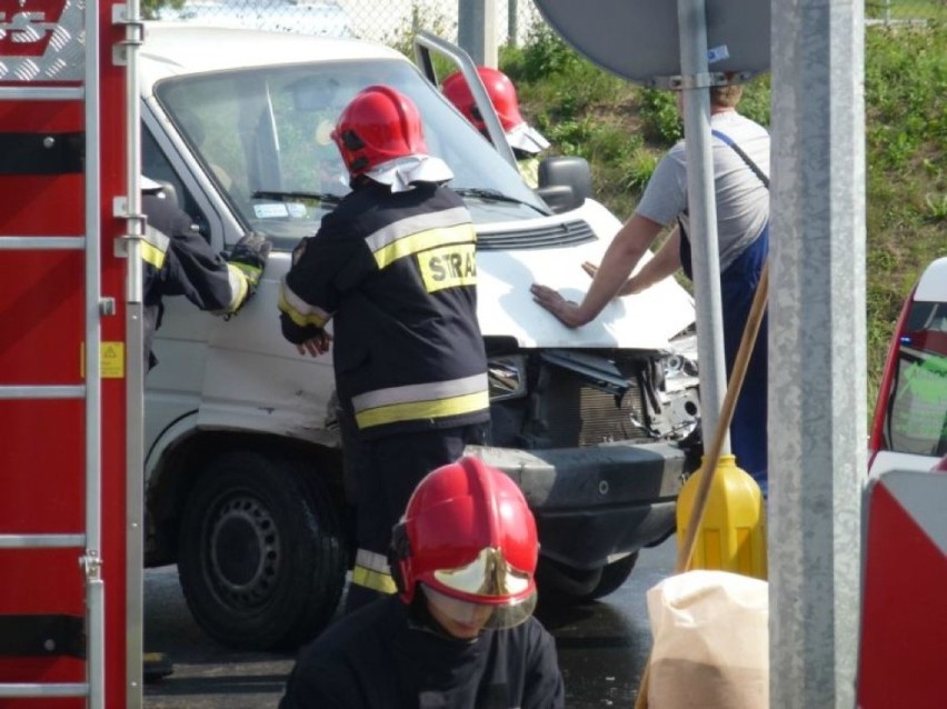 Na obwodnicy Śremu przy zjeździe z ulicy Gostyńskiej doszło...