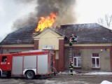 Bytów. Pożar restauracji przy stadionie. Skala zniszczeń jest ogromna