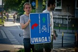 Wrocław: Kierowco uważaj na rowerzystę. Nowy znak na Legnickiej
