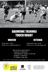 Sroki Łódź Rugby League FC zapraszają na bezpłatne treningi touch rugby na łódzkich osiedlach - szczegónie na Retkini i Widzewie