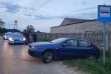 Pijany kierowca wjechał do rowu w Parczowie w gminie Białaczów