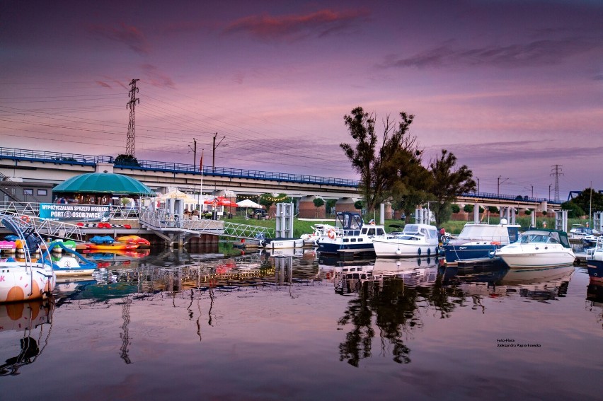 Marina Osobowice przypomina mazurski klimat