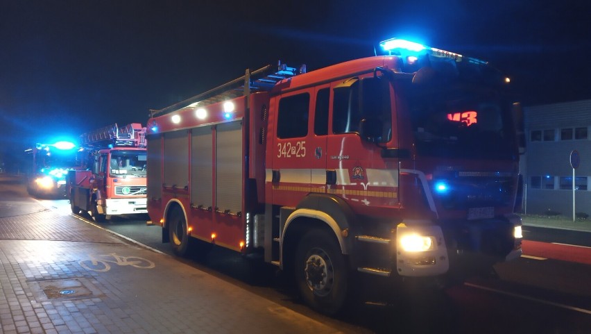 Pożar w piwnicy budynku przy ulicy Wrocławskiej w Kaliszu