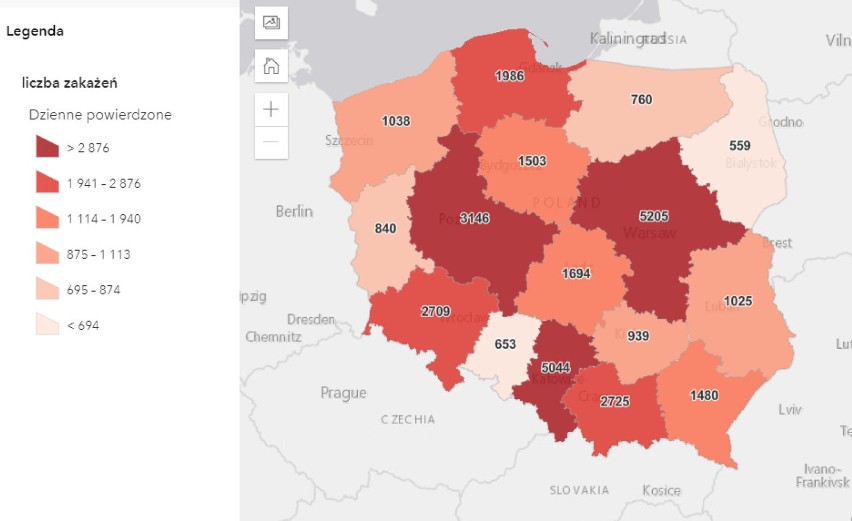 Małopolska zachodnia. 561 nowych przypadków zakażenia koronawirusem. Jedna osoba zmarła z powodu COVID 19