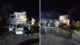 Pożar ciągnika siodłowego między Dolskiem, a Ostrowiecznem. Kierowca w porę opuścił pojazd i wezwał służby