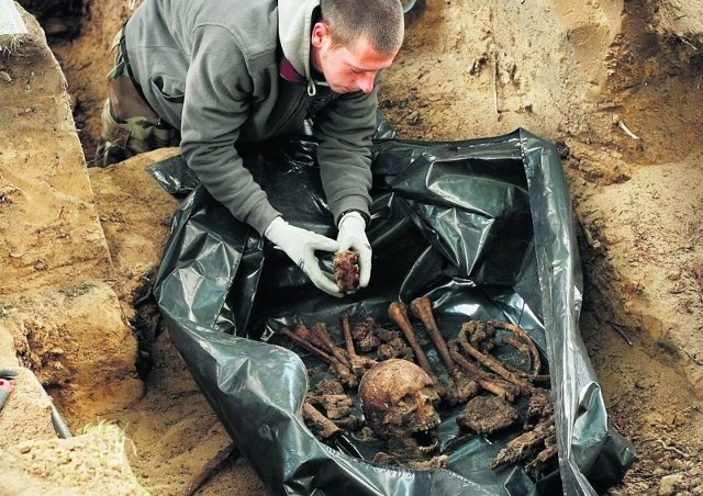 Na cmentarzu Osobowickim odkopano kilkanaście zwłok