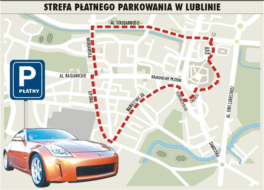 W poniedziałek startuje strefa płatnego parkowania w Lublinie