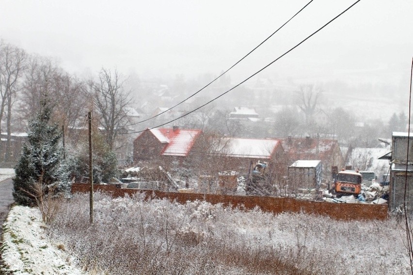 Pierwszy śnieg na Dolnym Śląsku (ZDJĘCIA)