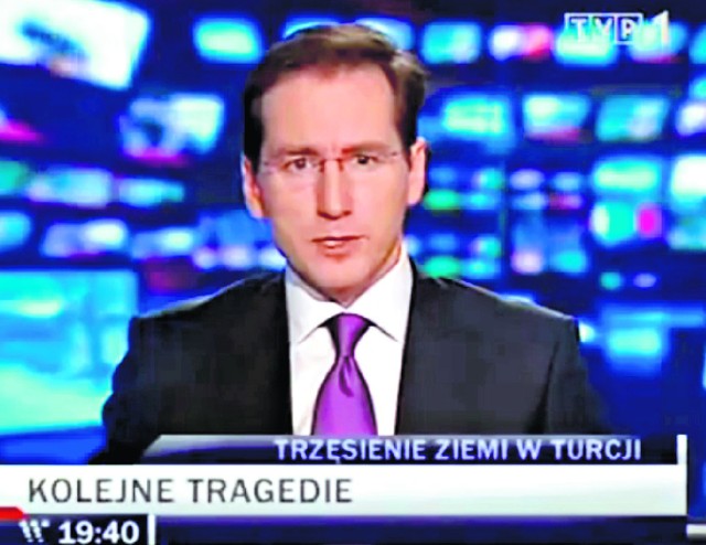 Piotr Kraśko w TVP "W ciągu minety, (minuty) zginęło tam niemal 60 osób"