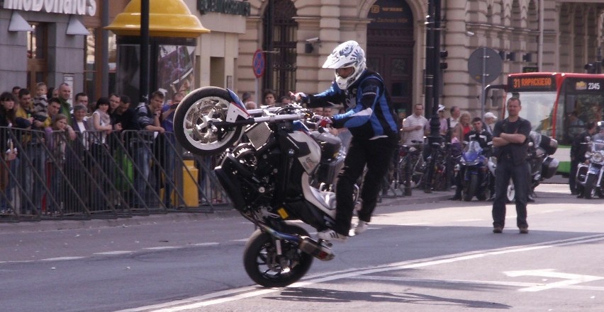 Motoserce 2012 w Lublinie: Pokaz stuntu (ZDJĘCIA)