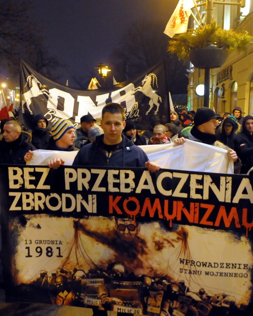 Manifestacja ONR przeszła przez Lublin (WIDEO)
