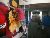 Dni Mysłowic 2011: Powstał mural [ZDJĘCIA]