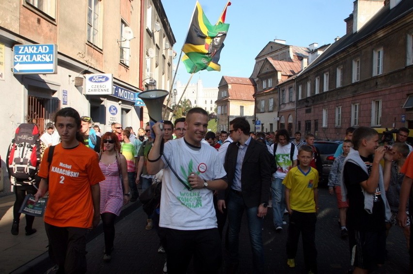 Marsz Wyzwolenia Konopi w Lublinie (ZDJĘCIA,WIDEO)