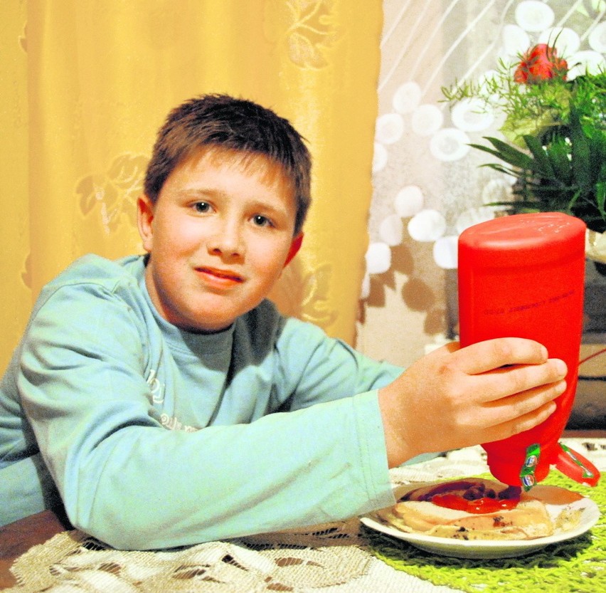 11-letni Mateusz Gałka uwielbia pizzę i opiekane kanapki z...