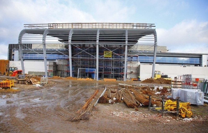 Budowa nowego terminalu na Ławicy.