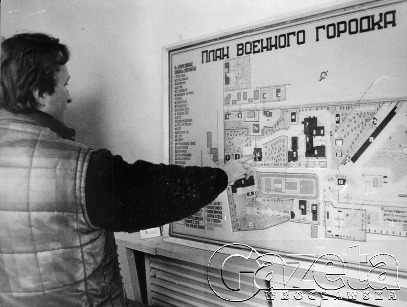 Rok 1992, plan radzieckiego miasteczka wojskowego