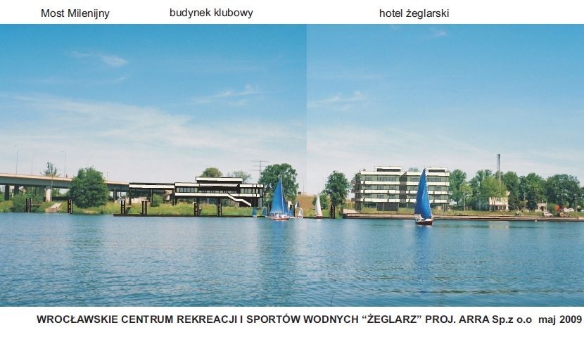 tak miałoby wyglądać centrum sportów wodnych