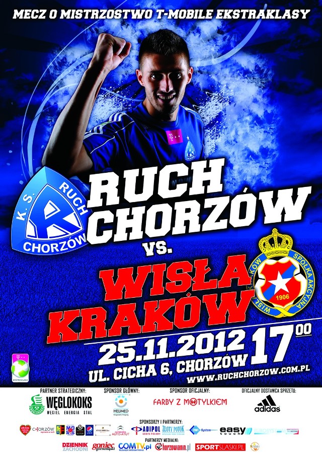 Mecz Ruch Wisła - plakat