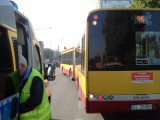 Zderzenie autobusu MPK z ciężarówką na Kopcińskiego [ZDJĘCIA]