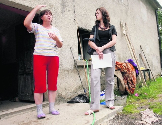 Bożenę Bartkiewicz (z lewej) czeka remont budynku