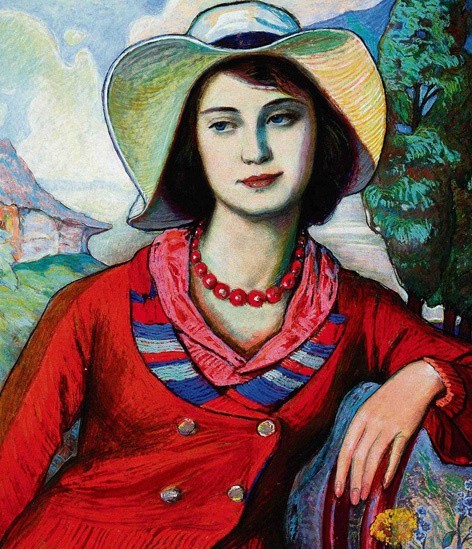 Portret Izabelli Gościńskiej (namalowany w 1932 r.)