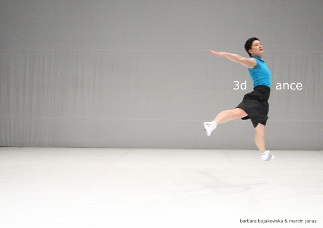 Barbara Bujakowska w spektaklu &#8222;3D Dance&#8221;