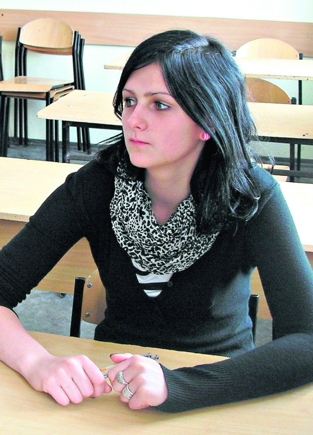 Magda Grzenkowicz w poniedziałek zdawała kaszubską maturę