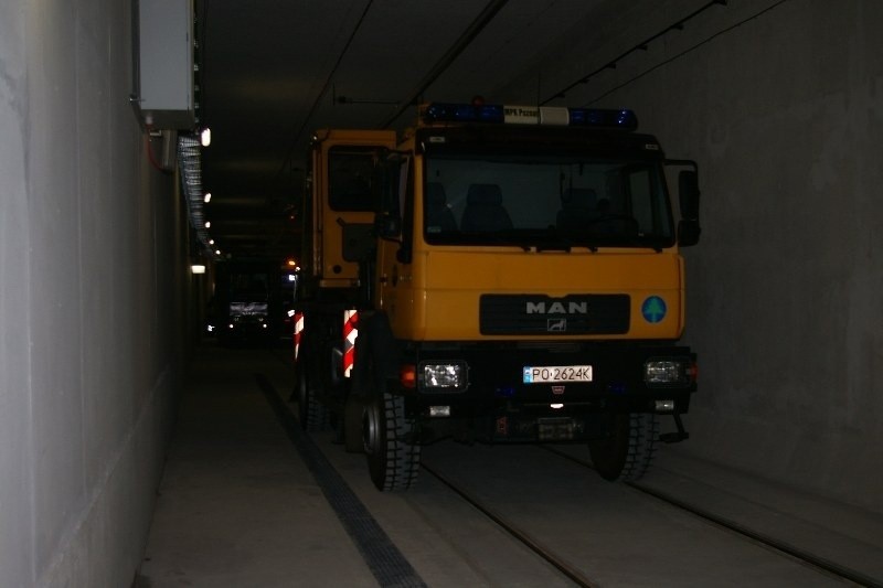 Ćwiczenia w tunelu na Franowo.