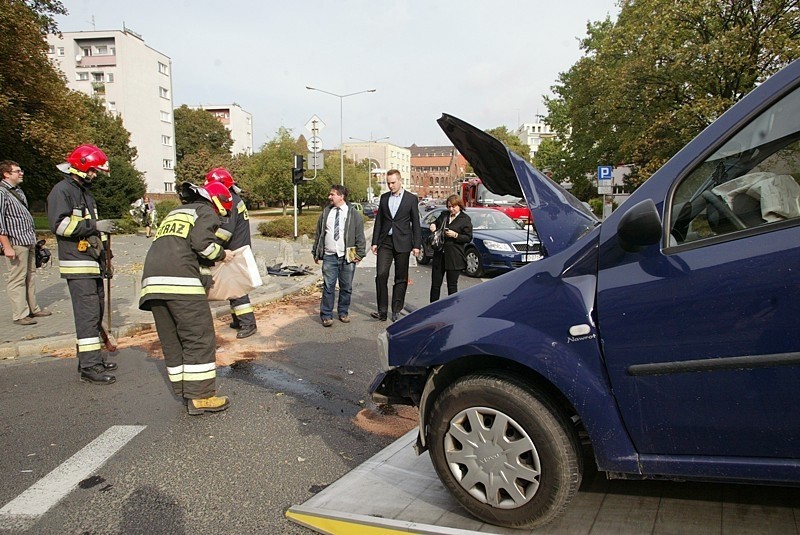 Wrocław: Wypadek z udziałem wozu strażackiego